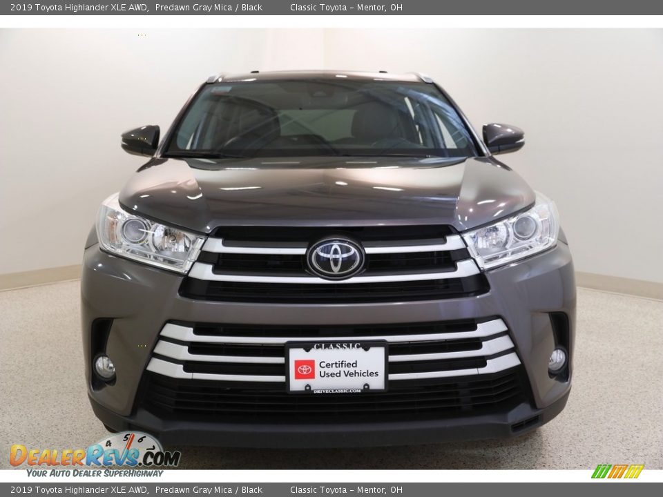 2019 Toyota Highlander XLE AWD Predawn Gray Mica / Black Photo #2