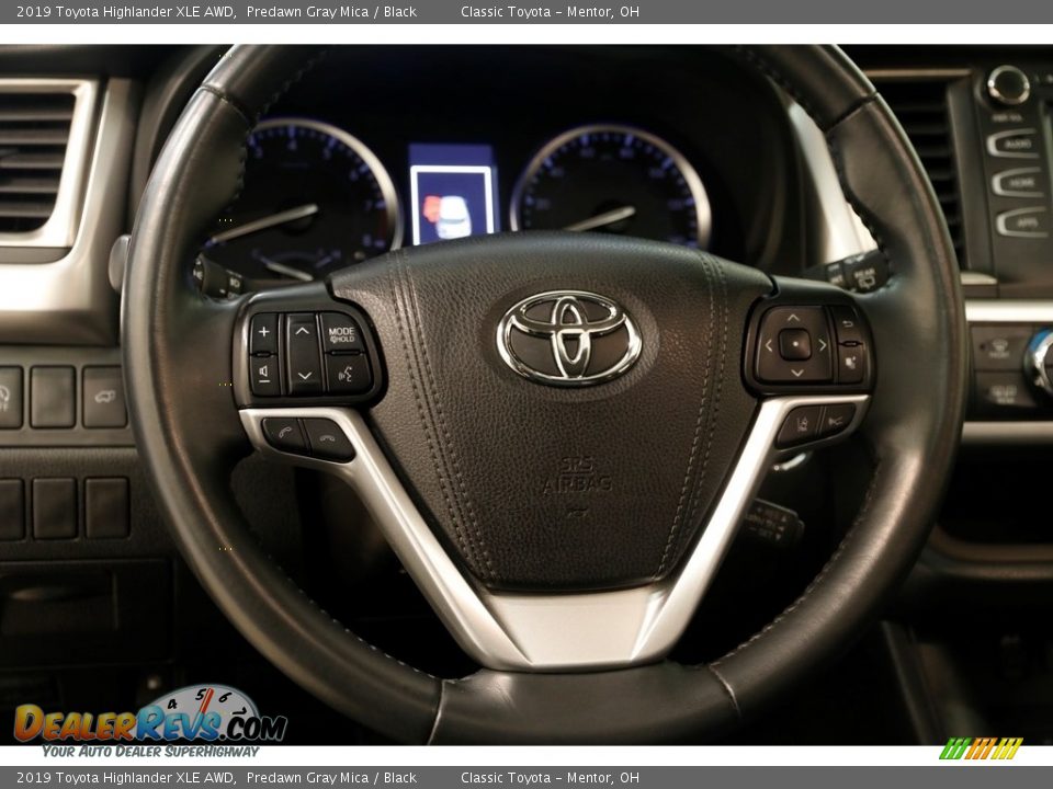 2019 Toyota Highlander XLE AWD Predawn Gray Mica / Black Photo #6