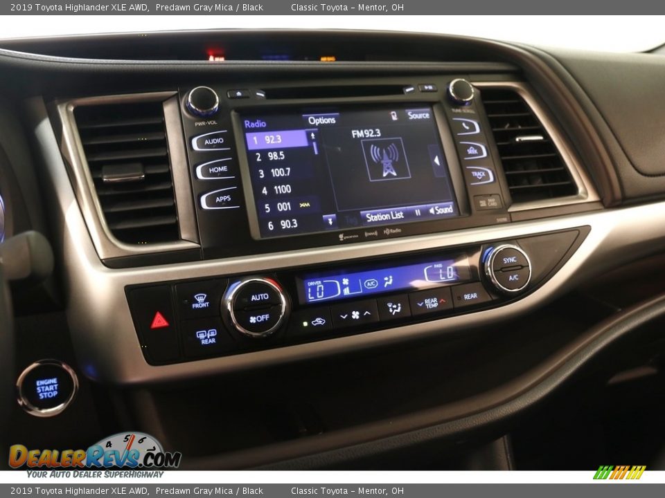 2019 Toyota Highlander XLE AWD Predawn Gray Mica / Black Photo #8