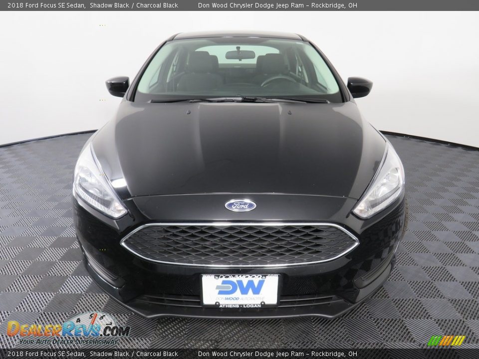 2018 Ford Focus SE Sedan Shadow Black / Charcoal Black Photo #5