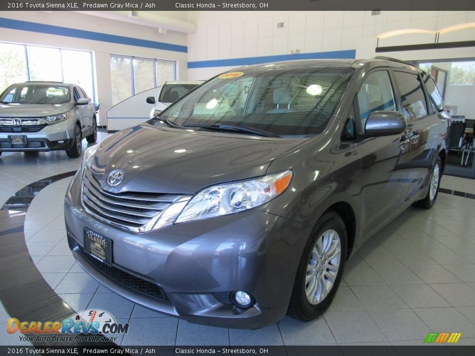 2016 Toyota Sienna XLE Predawn Gray Mica / Ash Photo #1