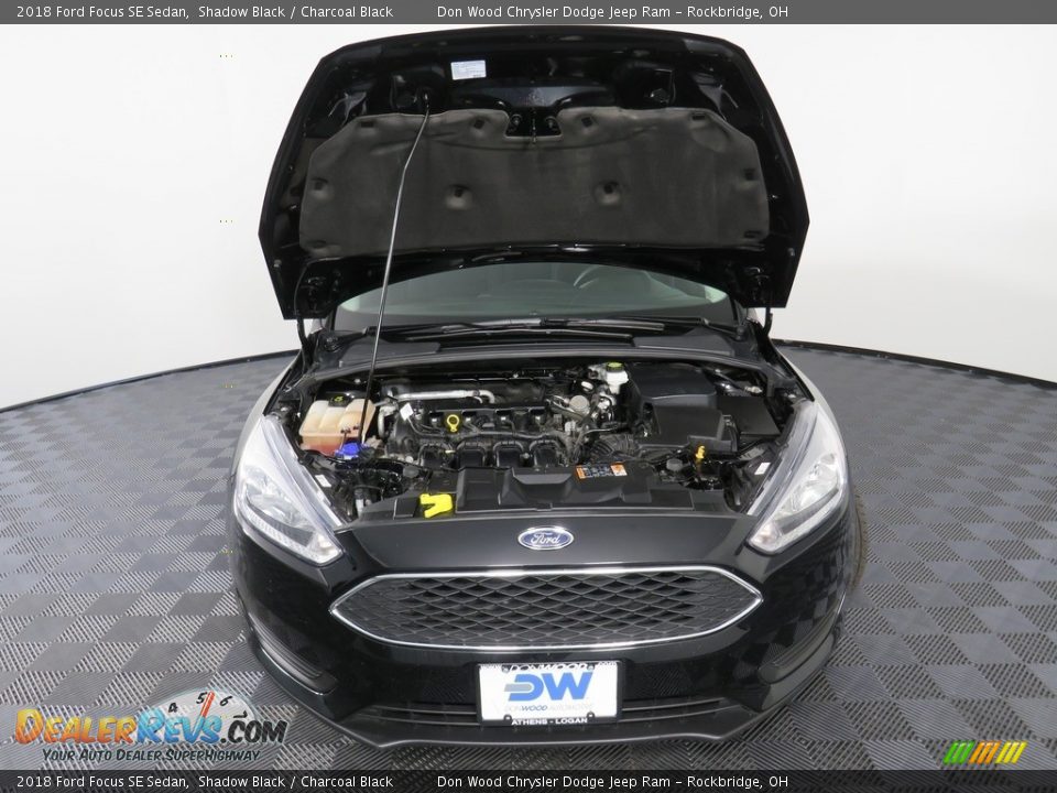 2018 Ford Focus SE Sedan Shadow Black / Charcoal Black Photo #6