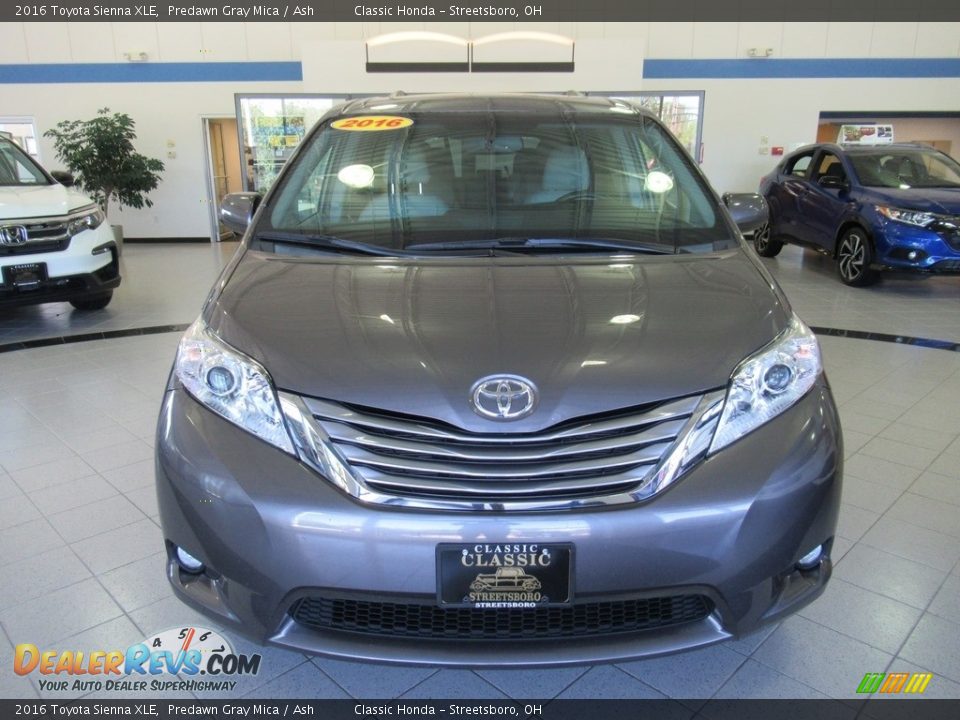 2016 Toyota Sienna XLE Predawn Gray Mica / Ash Photo #2