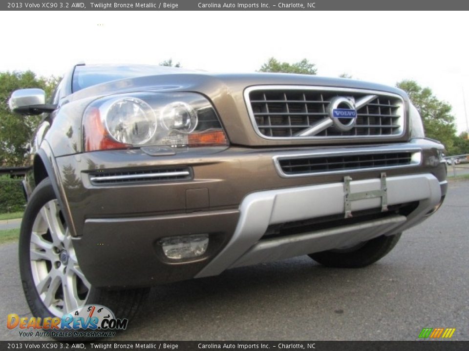 2013 Volvo XC90 3.2 AWD Twilight Bronze Metallic / Beige Photo #1