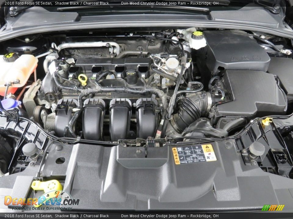 2018 Ford Focus SE Sedan Shadow Black / Charcoal Black Photo #7