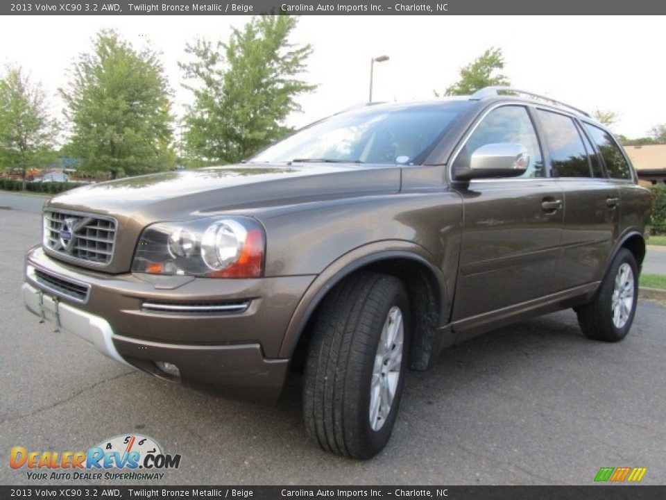 2013 Volvo XC90 3.2 AWD Twilight Bronze Metallic / Beige Photo #6