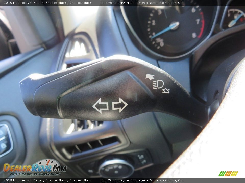 2018 Ford Focus SE Sedan Shadow Black / Charcoal Black Photo #22