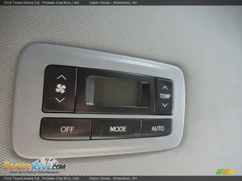 2016 Toyota Sienna XLE Predawn Gray Mica / Ash Photo #28