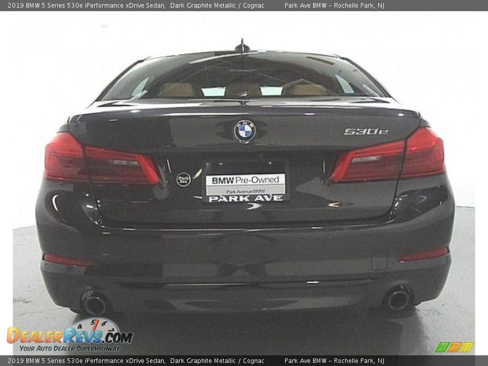 2019 BMW 5 Series 530e iPerformance xDrive Sedan Dark Graphite Metallic / Cognac Photo #3