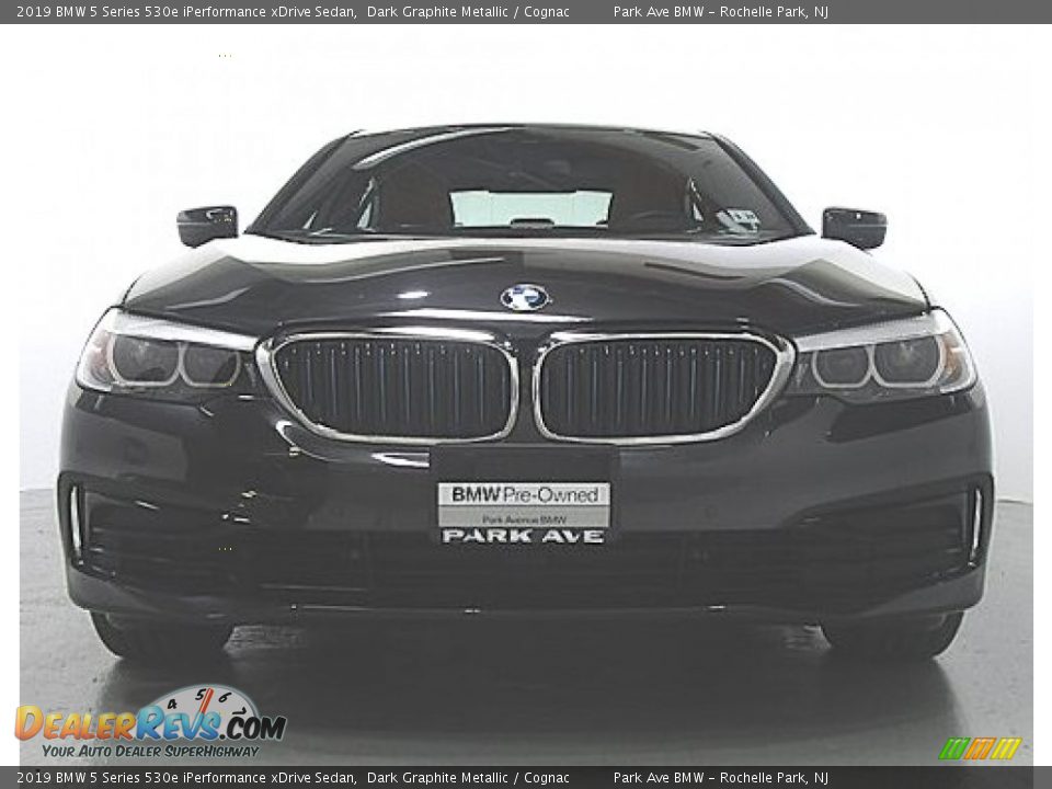 2019 BMW 5 Series 530e iPerformance xDrive Sedan Dark Graphite Metallic / Cognac Photo #6