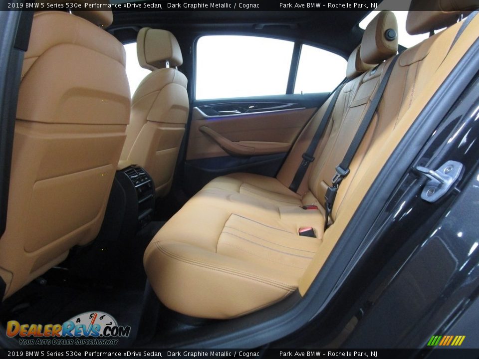 2019 BMW 5 Series 530e iPerformance xDrive Sedan Dark Graphite Metallic / Cognac Photo #12