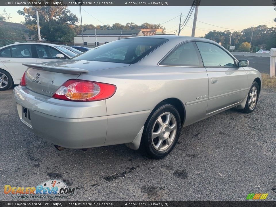 2003 Toyota Solara SLE V6 Coupe Lunar Mist Metallic / Charcoal Photo #3