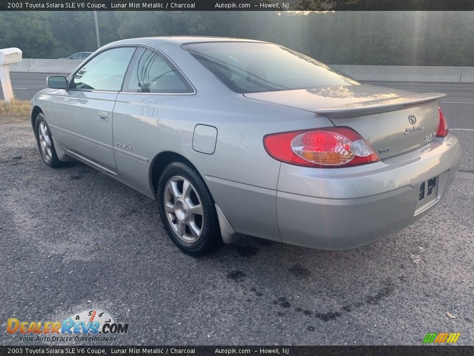 2003 Toyota Solara SLE V6 Coupe Lunar Mist Metallic / Charcoal Photo #5