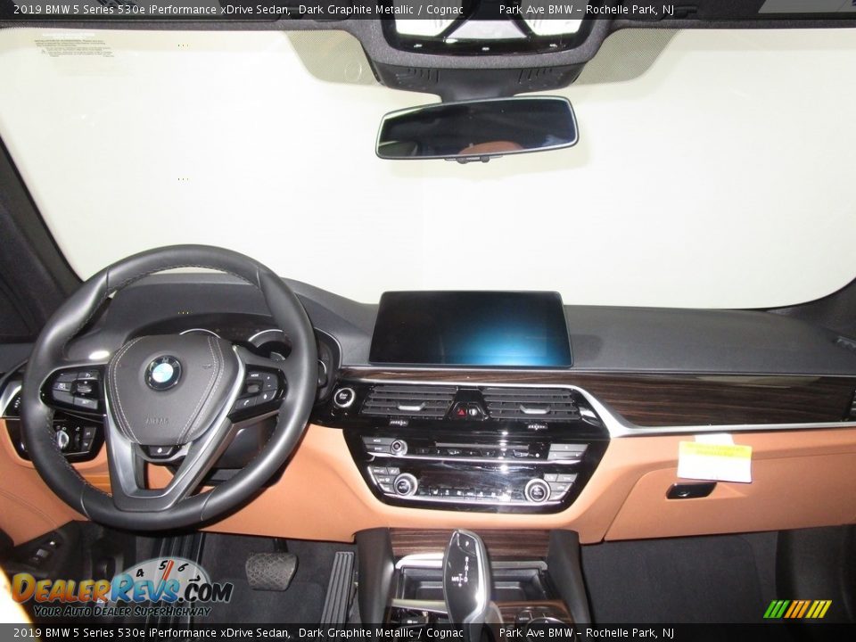 2019 BMW 5 Series 530e iPerformance xDrive Sedan Dark Graphite Metallic / Cognac Photo #22
