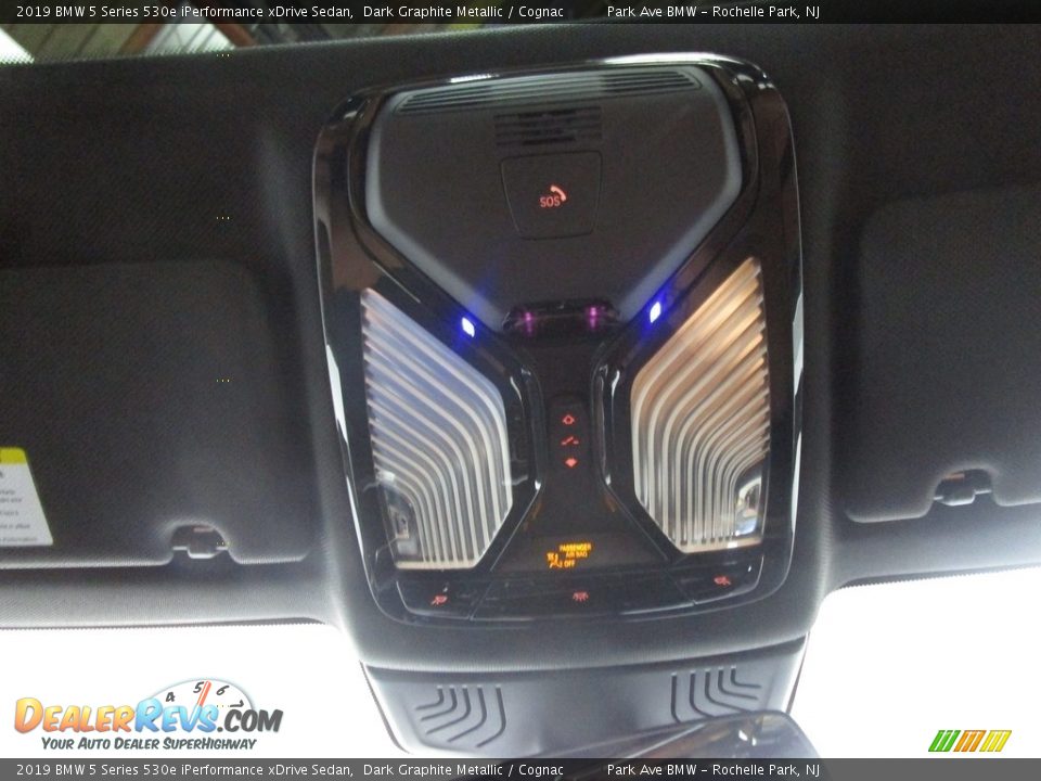 2019 BMW 5 Series 530e iPerformance xDrive Sedan Dark Graphite Metallic / Cognac Photo #27