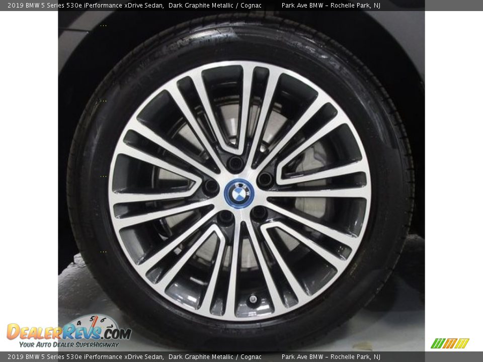 2019 BMW 5 Series 530e iPerformance xDrive Sedan Dark Graphite Metallic / Cognac Photo #29