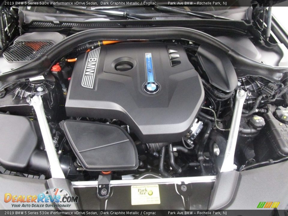 2019 BMW 5 Series 530e iPerformance xDrive Sedan Dark Graphite Metallic / Cognac Photo #30