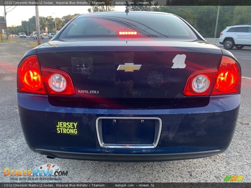 2010 Chevrolet Malibu LS Sedan Imperial Blue Metallic / Titanium Photo #4