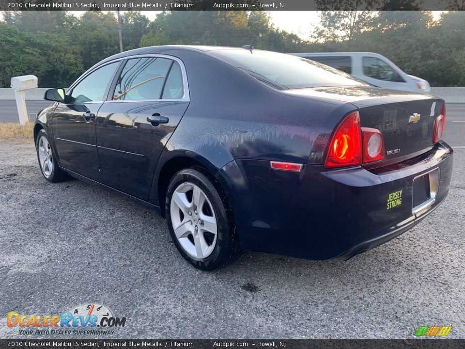 2010 Chevrolet Malibu LS Sedan Imperial Blue Metallic / Titanium Photo #5
