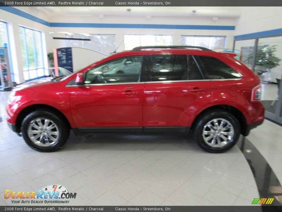 2008 Ford Edge Limited AWD Redfire Metallic / Charcoal Photo #2