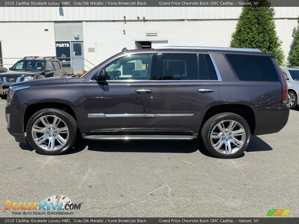 Gray Silk Metallic 2015 Cadillac Escalade Luxury 4WD Photo #5