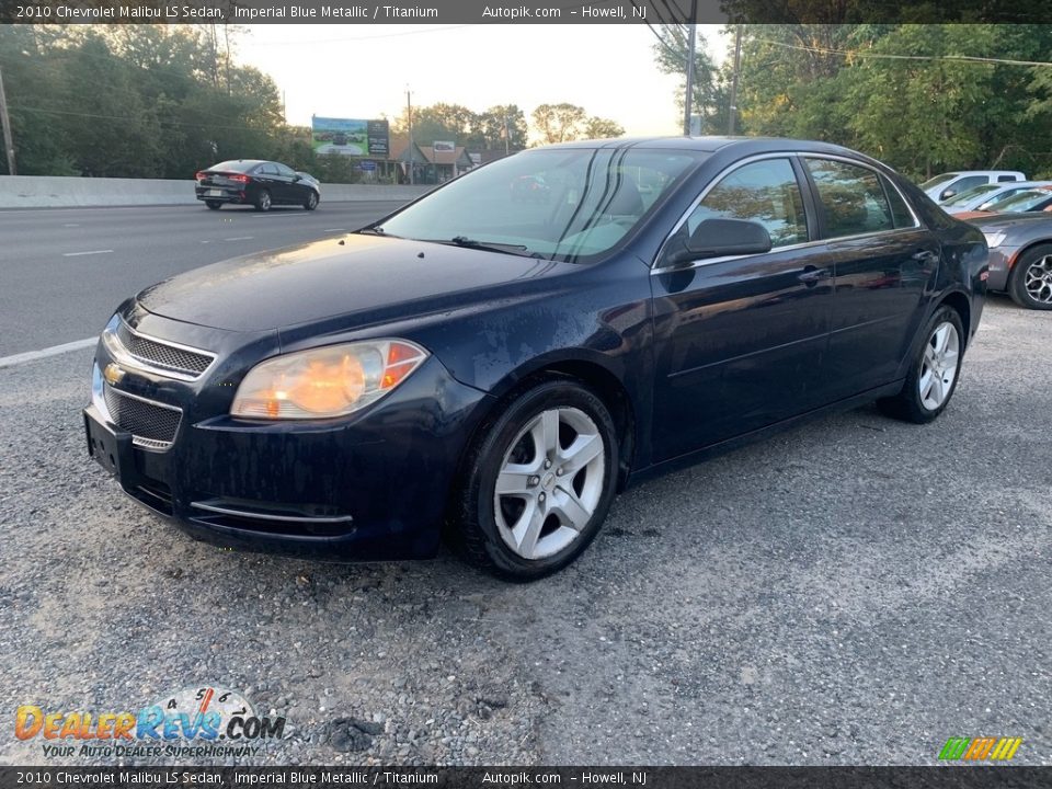 2010 Chevrolet Malibu LS Sedan Imperial Blue Metallic / Titanium Photo #7