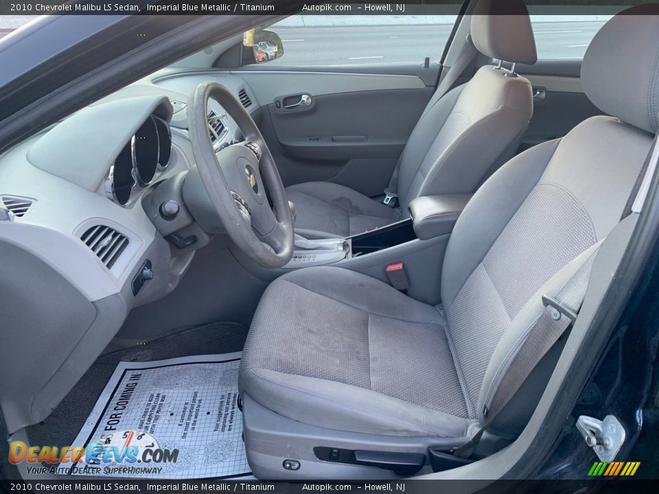 2010 Chevrolet Malibu LS Sedan Imperial Blue Metallic / Titanium Photo #9