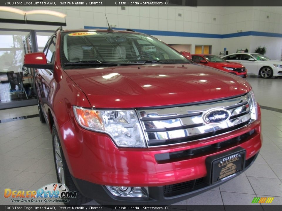 2008 Ford Edge Limited AWD Redfire Metallic / Charcoal Photo #6