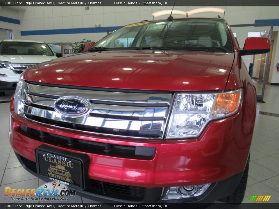 2008 Ford Edge Limited AWD Redfire Metallic / Charcoal Photo #7