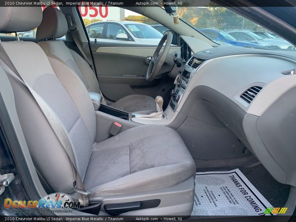 2010 Chevrolet Malibu LS Sedan Imperial Blue Metallic / Titanium Photo #12