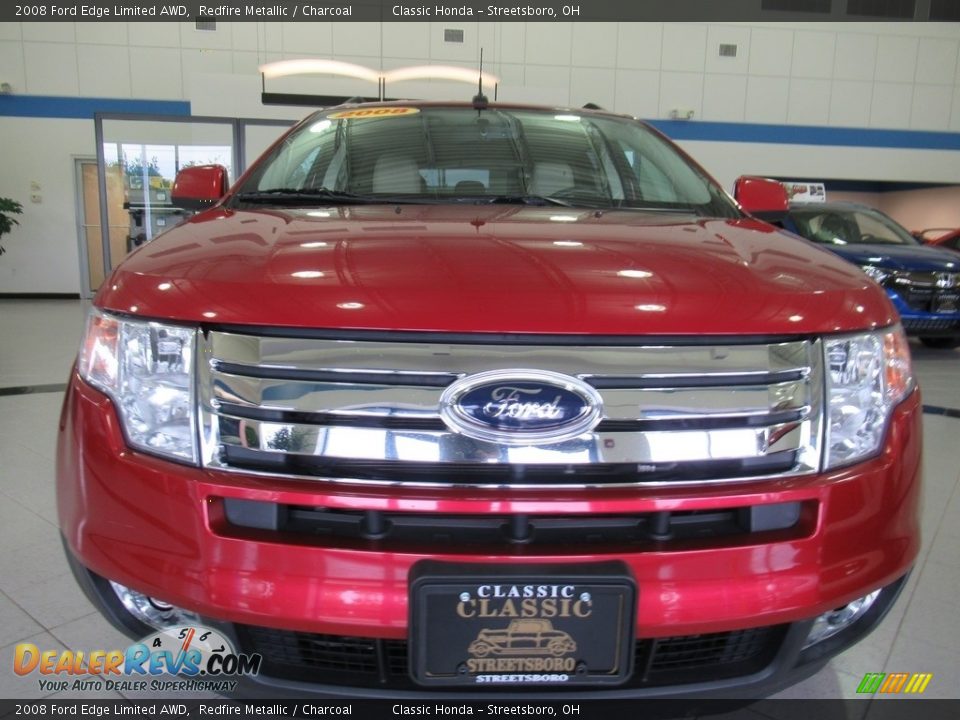 2008 Ford Edge Limited AWD Redfire Metallic / Charcoal Photo #13