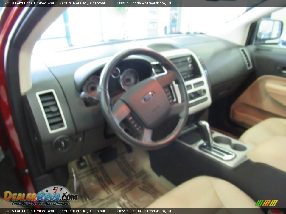 2008 Ford Edge Limited AWD Redfire Metallic / Charcoal Photo #15