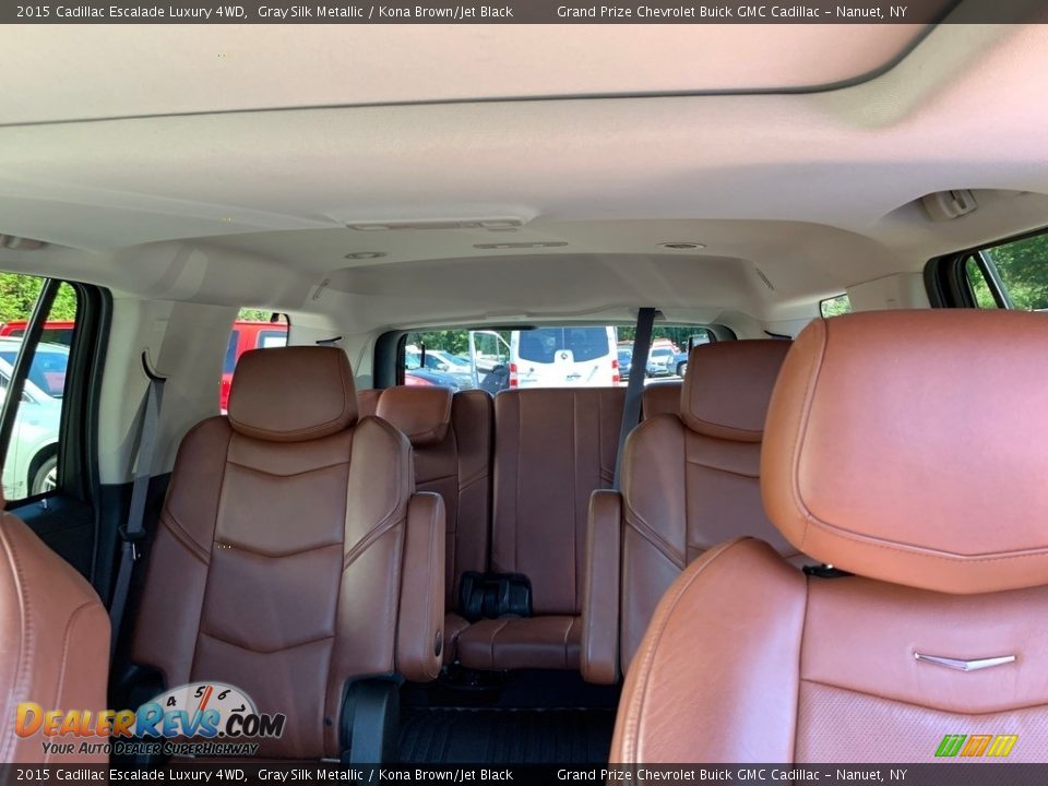 2015 Cadillac Escalade Luxury 4WD Gray Silk Metallic / Kona Brown/Jet Black Photo #13