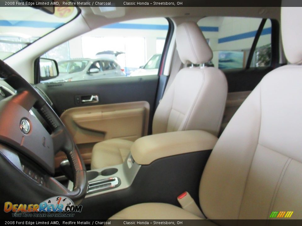 2008 Ford Edge Limited AWD Redfire Metallic / Charcoal Photo #16