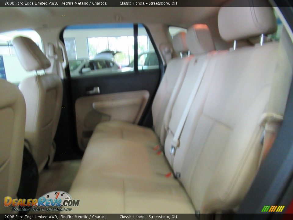 2008 Ford Edge Limited AWD Redfire Metallic / Charcoal Photo #17