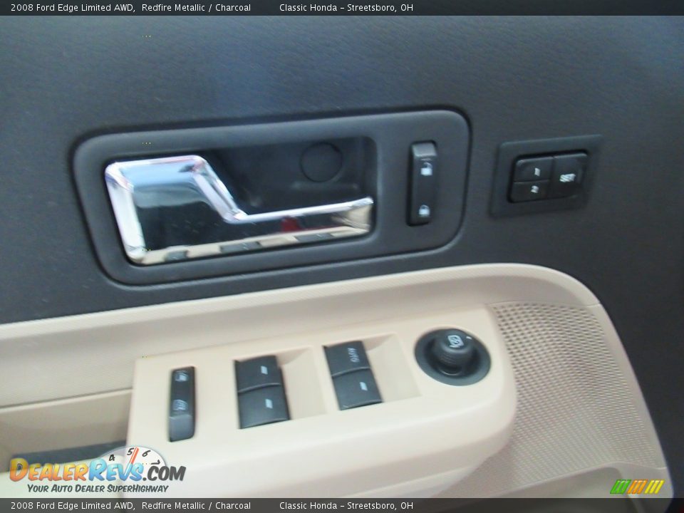 2008 Ford Edge Limited AWD Redfire Metallic / Charcoal Photo #21