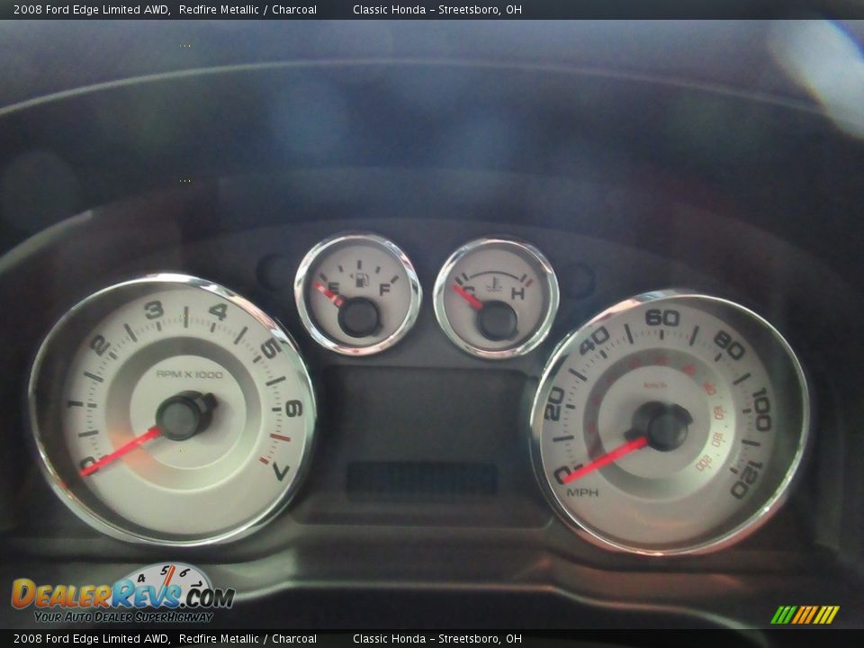 2008 Ford Edge Limited AWD Redfire Metallic / Charcoal Photo #23