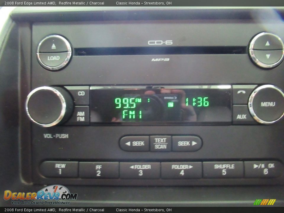 2008 Ford Edge Limited AWD Redfire Metallic / Charcoal Photo #24