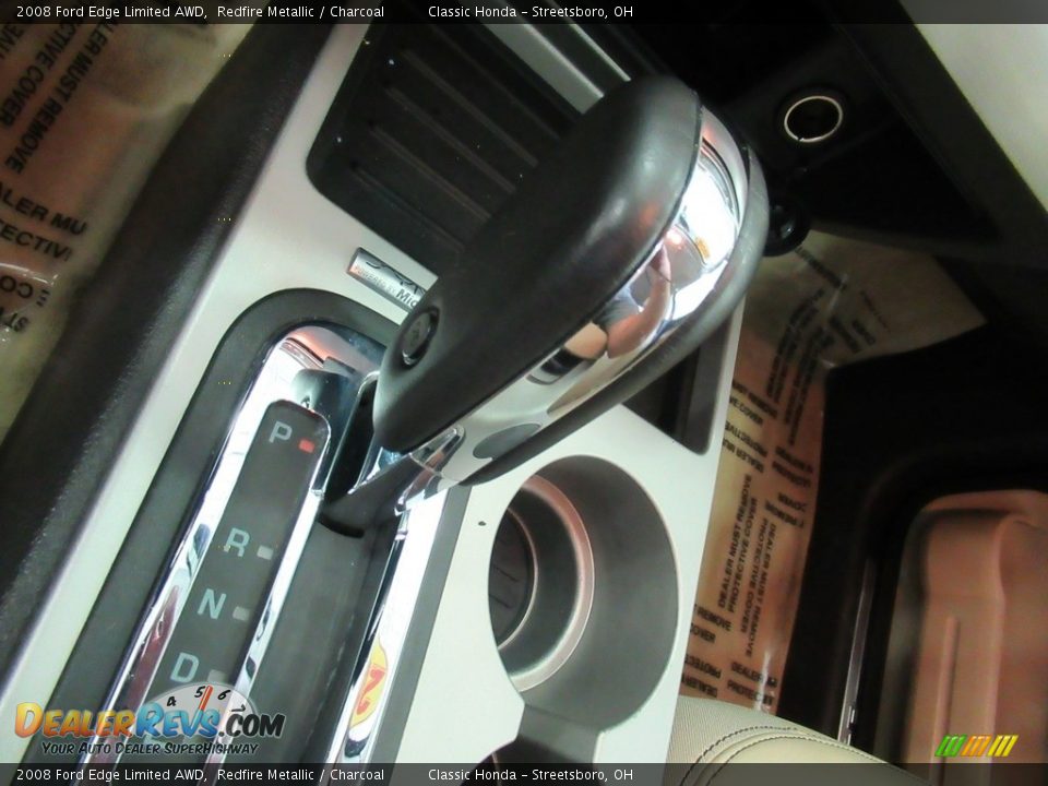 2008 Ford Edge Limited AWD Redfire Metallic / Charcoal Photo #26