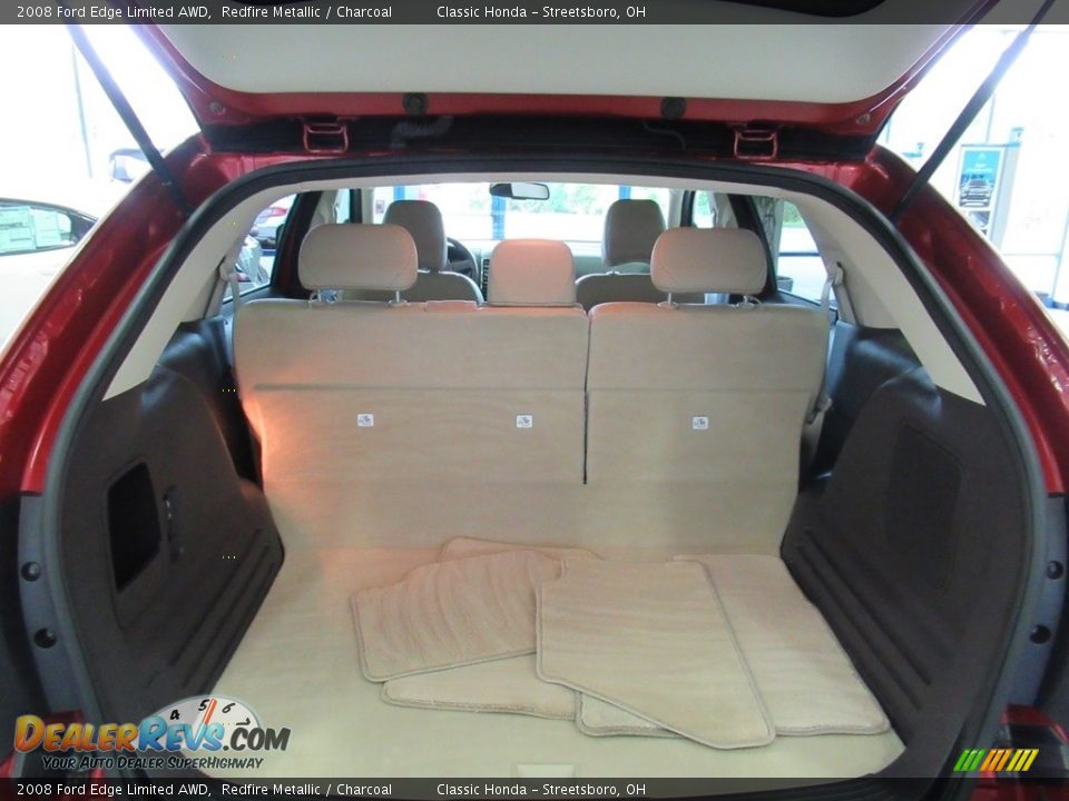 2008 Ford Edge Limited AWD Redfire Metallic / Charcoal Photo #28