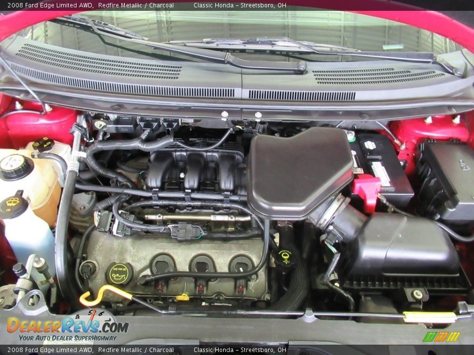 2008 Ford Edge Limited AWD Redfire Metallic / Charcoal Photo #29