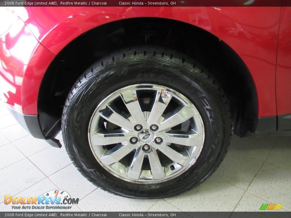 2008 Ford Edge Limited AWD Redfire Metallic / Charcoal Photo #30