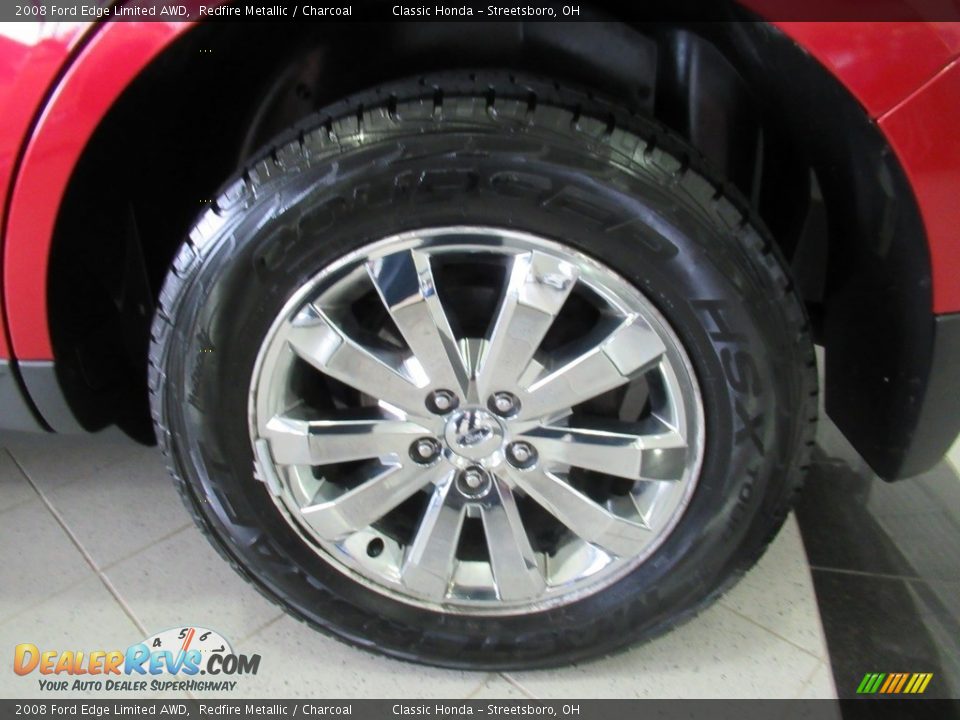 2008 Ford Edge Limited AWD Redfire Metallic / Charcoal Photo #31