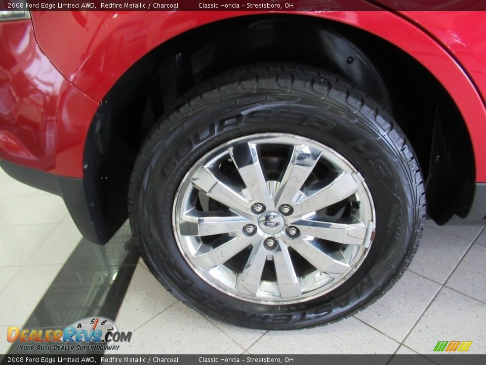 2008 Ford Edge Limited AWD Redfire Metallic / Charcoal Photo #32
