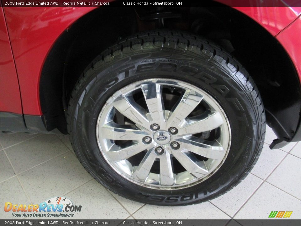 2008 Ford Edge Limited AWD Redfire Metallic / Charcoal Photo #33