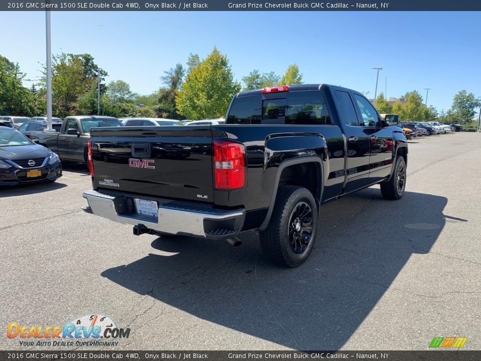 2016 GMC Sierra 1500 SLE Double Cab 4WD Onyx Black / Jet Black Photo #4