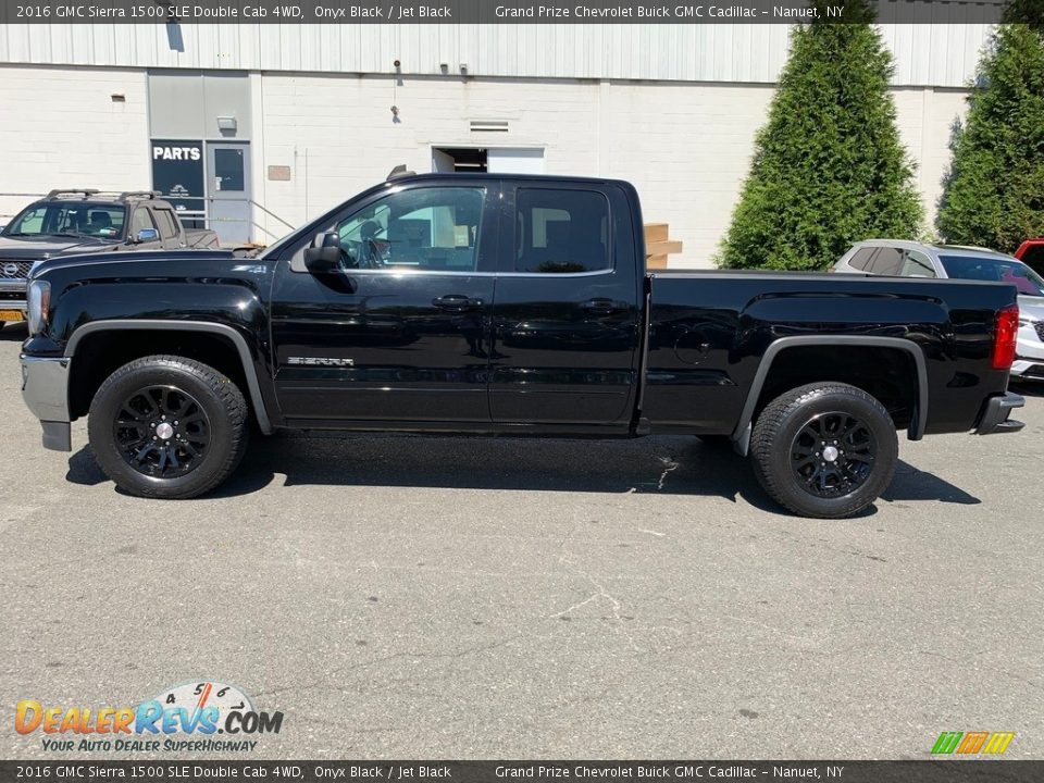 2016 GMC Sierra 1500 SLE Double Cab 4WD Onyx Black / Jet Black Photo #5