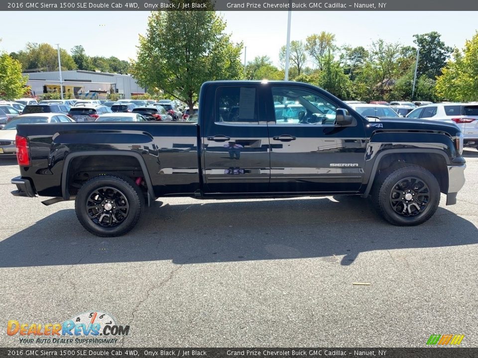 2016 GMC Sierra 1500 SLE Double Cab 4WD Onyx Black / Jet Black Photo #6