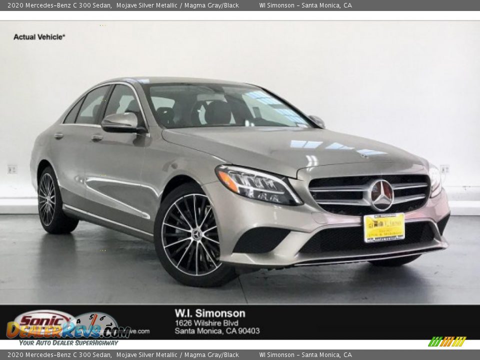 2020 Mercedes-Benz C 300 Sedan Mojave Silver Metallic / Magma Gray/Black Photo #1