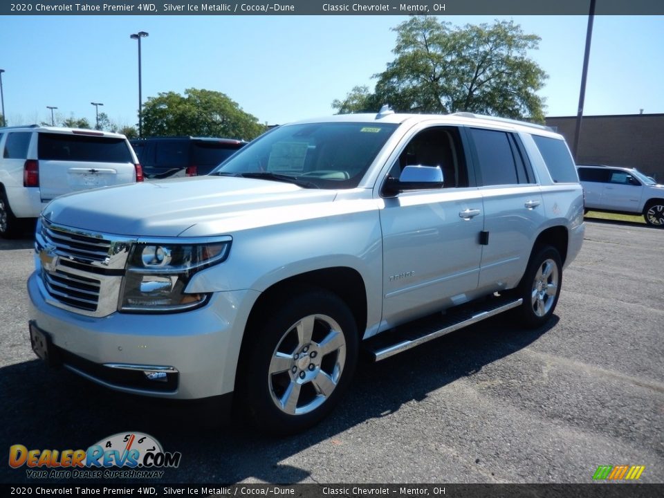 2020 Chevrolet Tahoe Premier 4WD Silver Ice Metallic / Cocoa/­Dune Photo #1